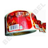 Custom food label pritning to nuts container