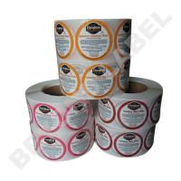 customized food label stickers printing 
