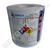 Custom printing durable PVC stickers for chemicals